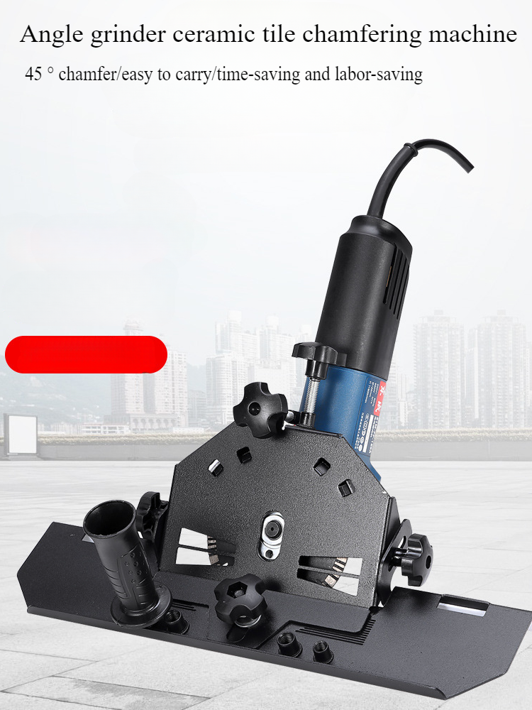 Ceramic Tile Blank - 45 Degree Chamfer Bracket Tool For