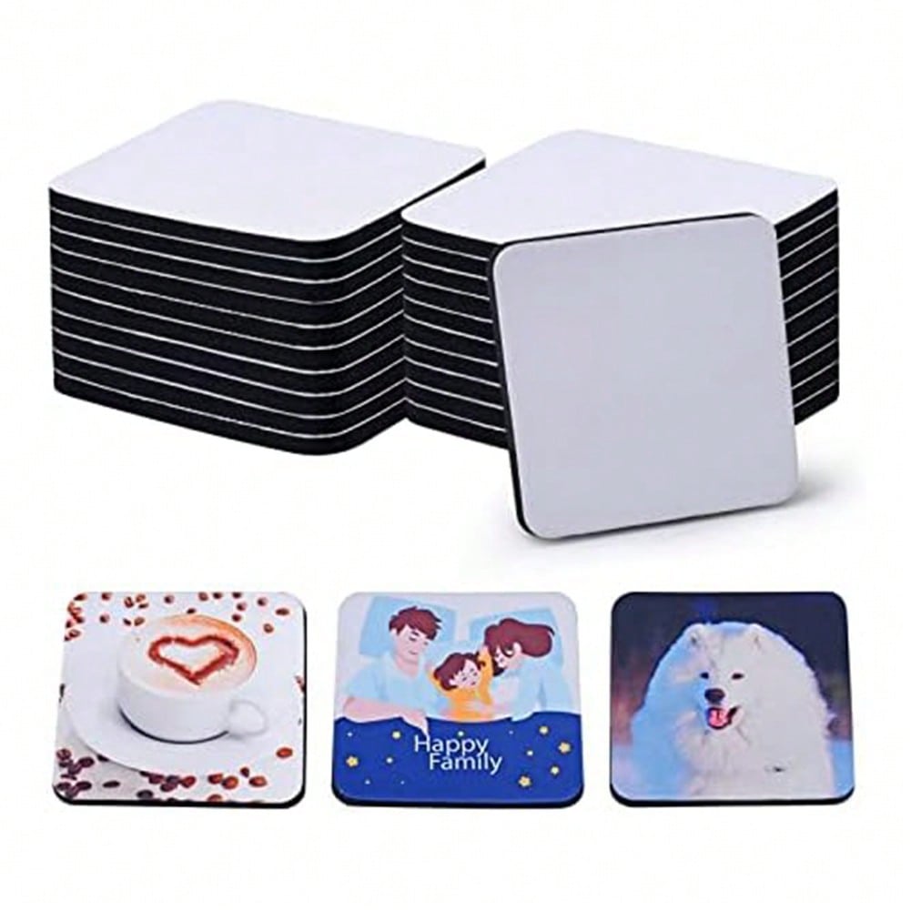 1PCS Square Sublimation Blanks - Coaster Sublimation Blank ulasan dan harga
