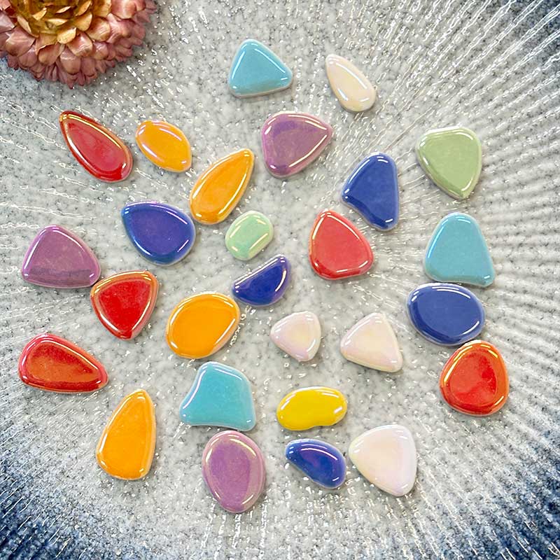 50g Porcelain DIY irregular Ph - Ceramic Tile Blank ulasan dan harga