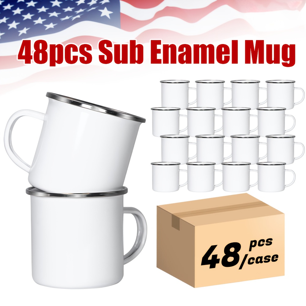 48pcs 11.83oz Sublimation Whit - Sublimation Mug White ulasan dan harga