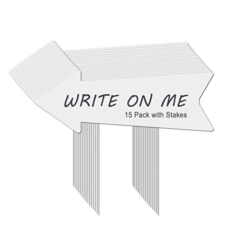 Blank Arrow Signs with Stakes  - Yard Sign Blank ulasan dan harga