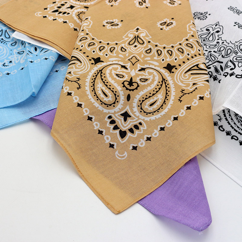 55CM Square Scarf  Women Sprin - Bandana Blank White ulasan dan harga