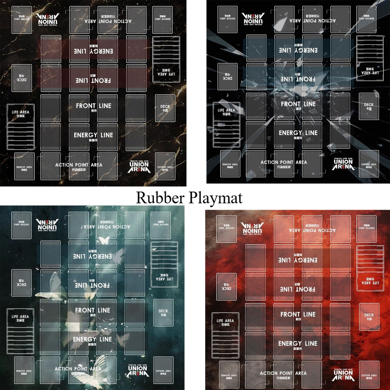 Union Arena Game Mat 2-Player  - Door Mat Blank ulasan dan harga