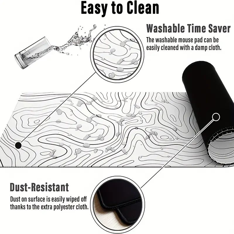 1PC Large Mouse Pads For Desk, - Mouse Pad Blank Sublimation ulasan dan harga