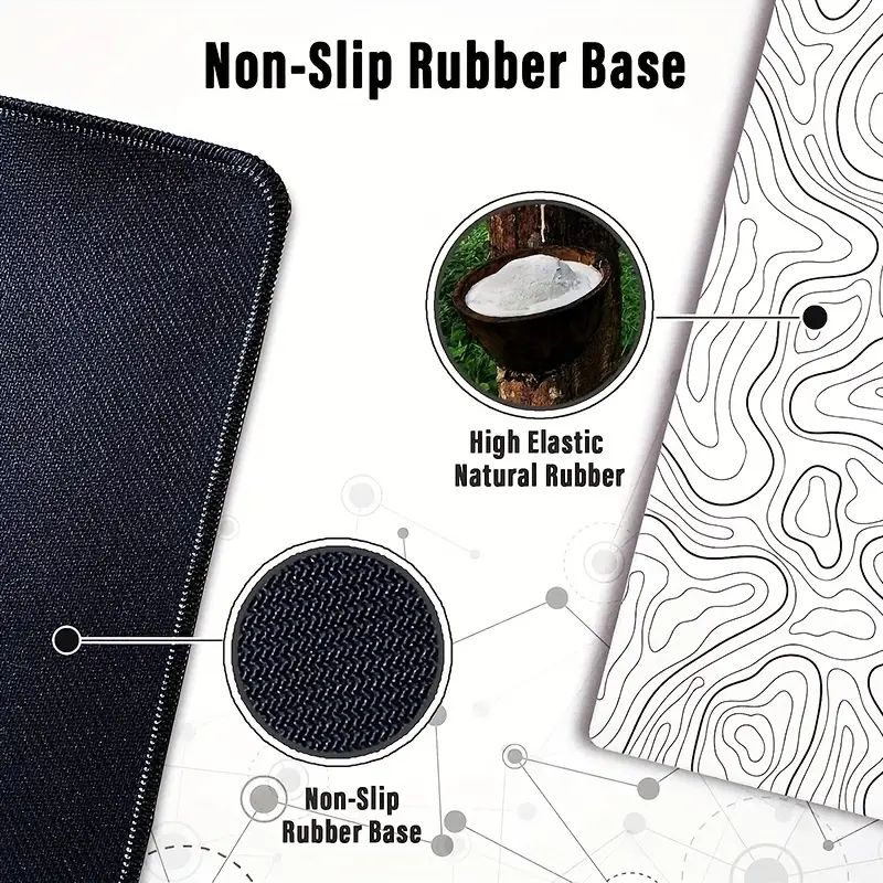 1PC Large Mouse Pads For Desk, - Mouse Pad Blank Sublimation ulasan dan harga