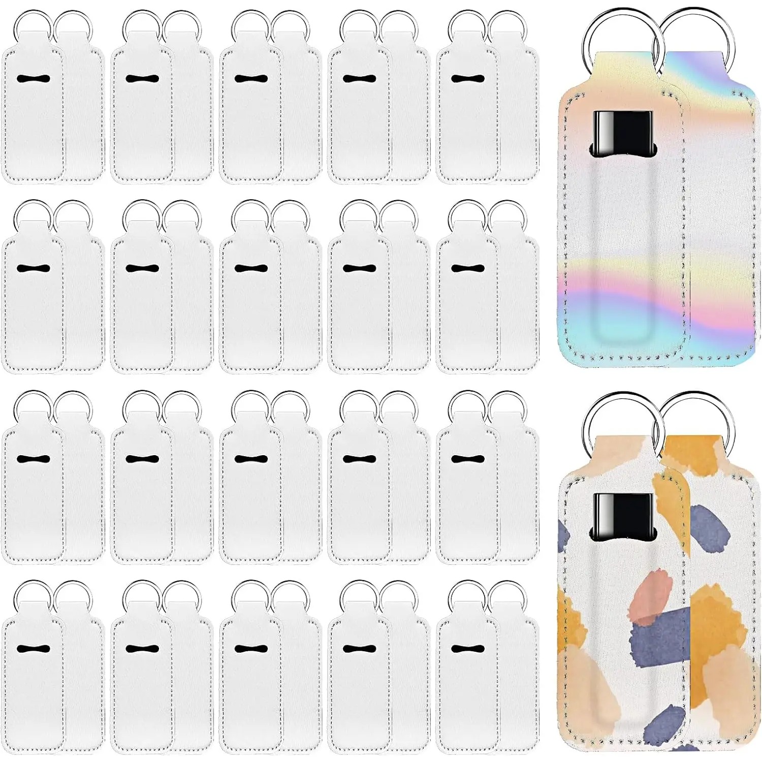 8 Pcs Sublimation Lipstick Key - Puzzle Blank White ulasan dan harga