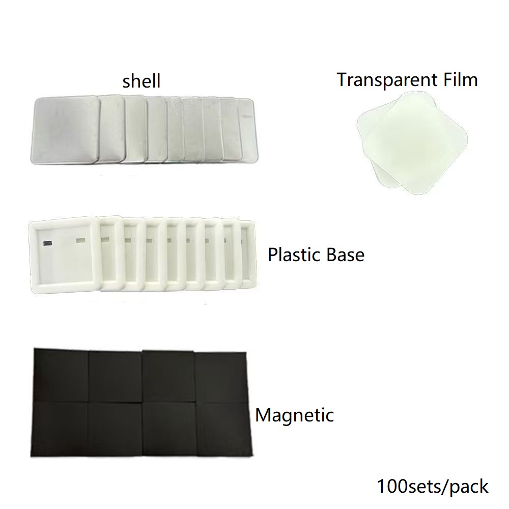 100pcs 50*50mm 2inch Square ma - Button Badge Blank ulasan dan harga