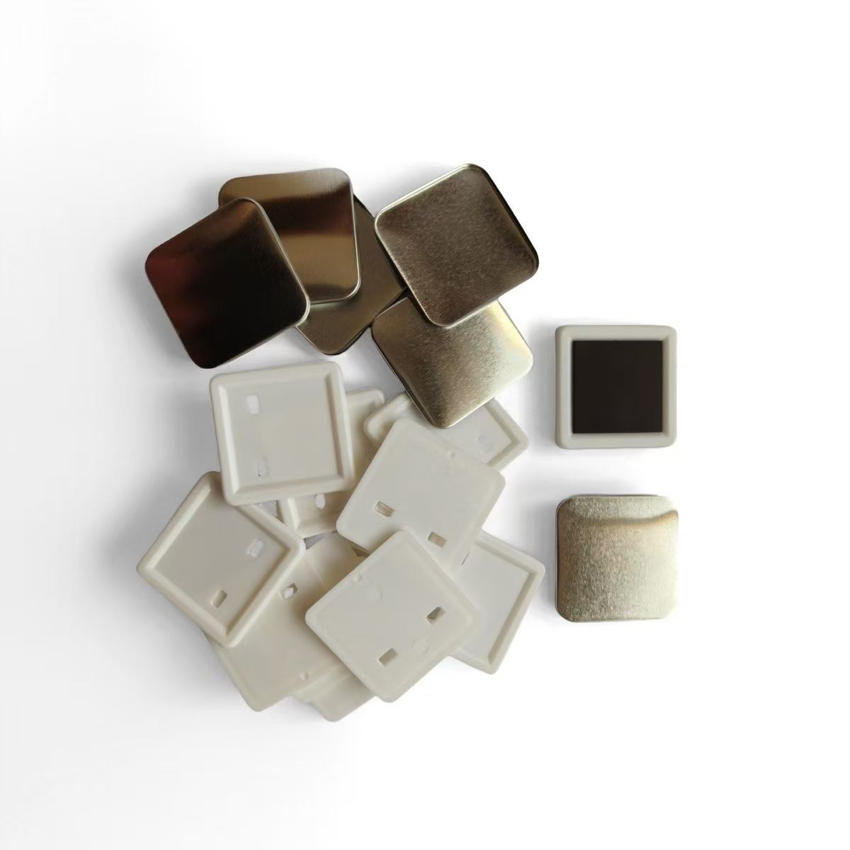 100pcs 50*50mm 2inch Square ma - Button Badge Blank ulasan dan harga